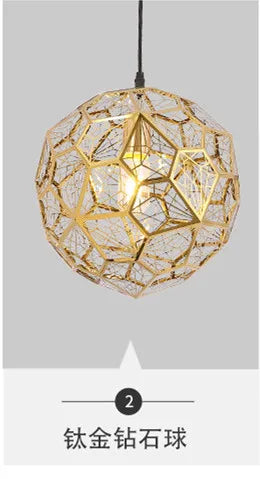 Etch Web style Pendant