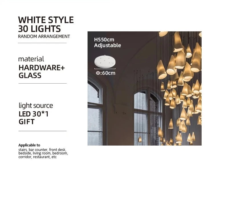 bocci 21 style Cluster Pendant Light