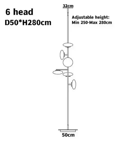 Mamì da Terra style Floor Lamp