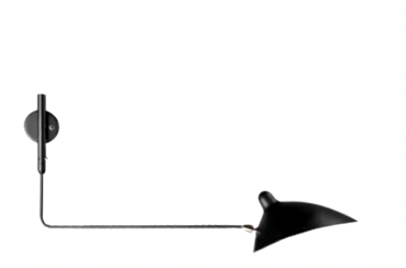 AP1BC 1 Rotating Arms style Wall Lamp