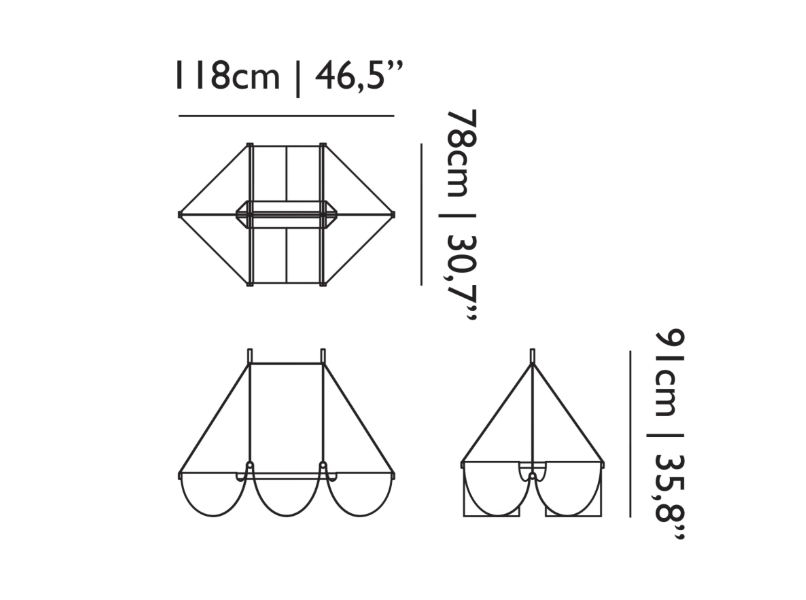 The Drape 118 style Light