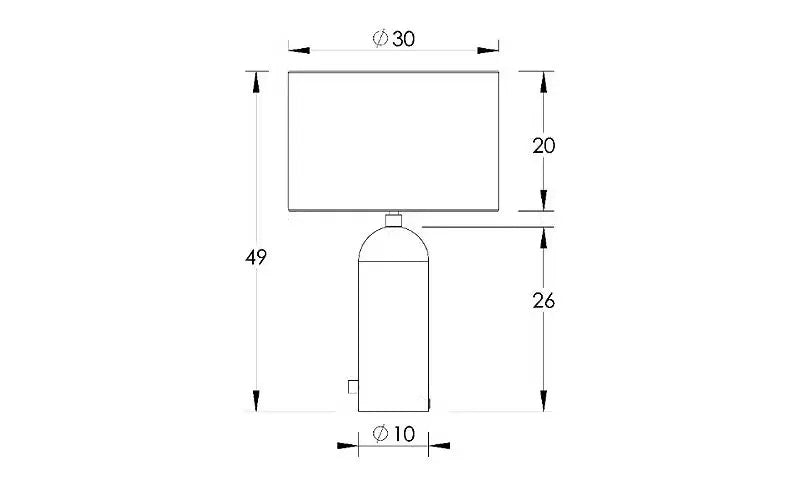 Gravity style Table Lamp