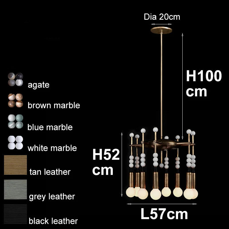Talisman 8 style Chandelier