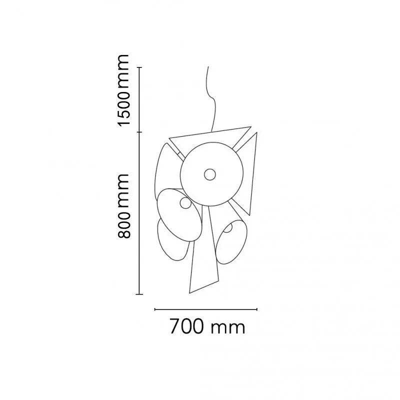 Nebula style Pendant Light