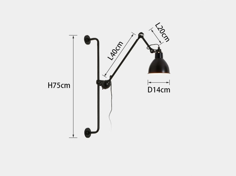 Lampe Gras N°210 style Wall Lamp DCW