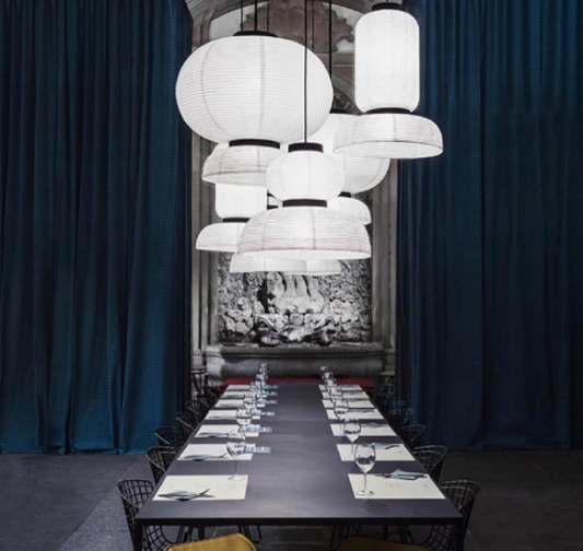 JH style Rice Paper Pendant