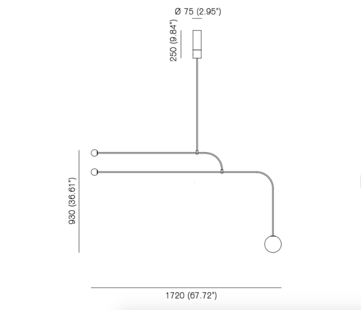 Mobile 12 Light Pendant Chandelier Michael Anastassiades