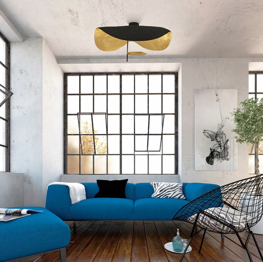 Lederam Manta Ceiling Lamp ENZO CATELLANI CATELLANI & SMITH replica