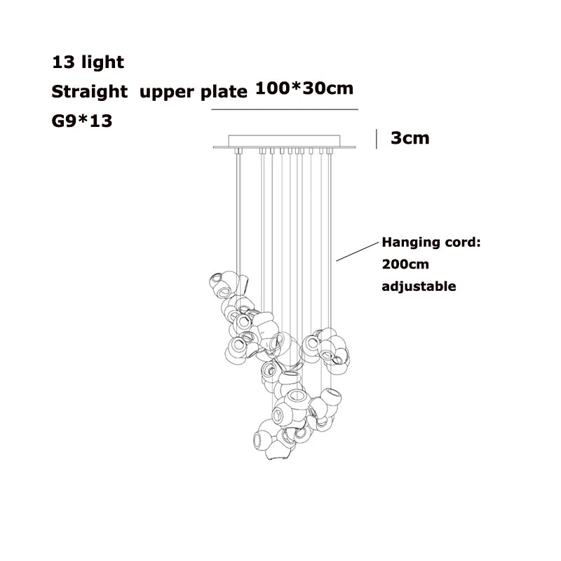 Bocci 100 style Pendant Lamp