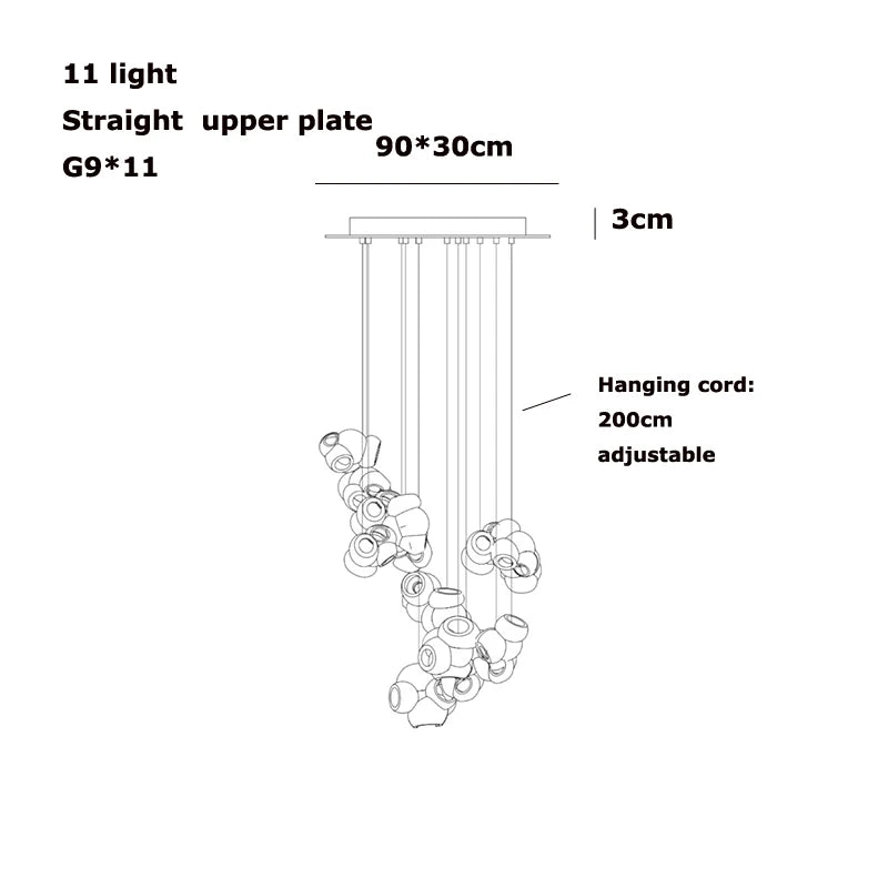 Bocci 100 style Pendant Lamp