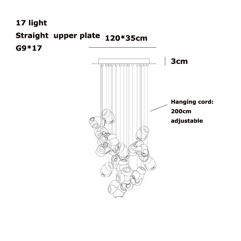 Bocci 100 style Pendant Lamp