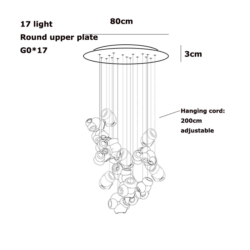 Bocci 100 style Pendant Lamp