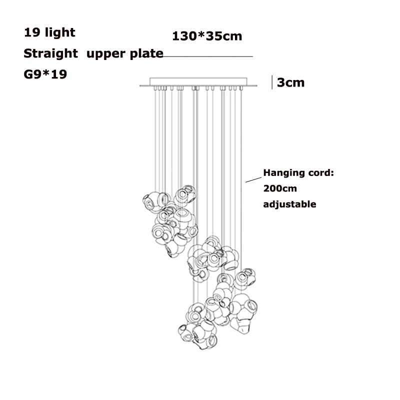 Bocci 100 style Pendant Lamp