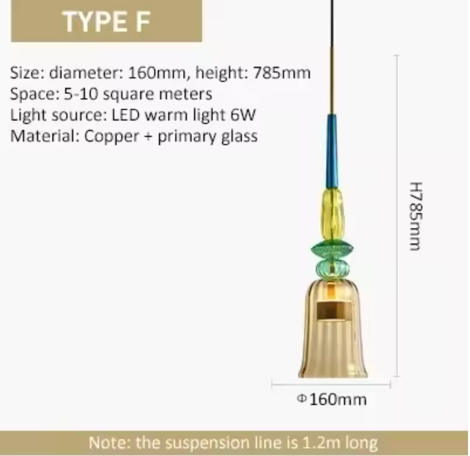 Flauti style Light Pendant