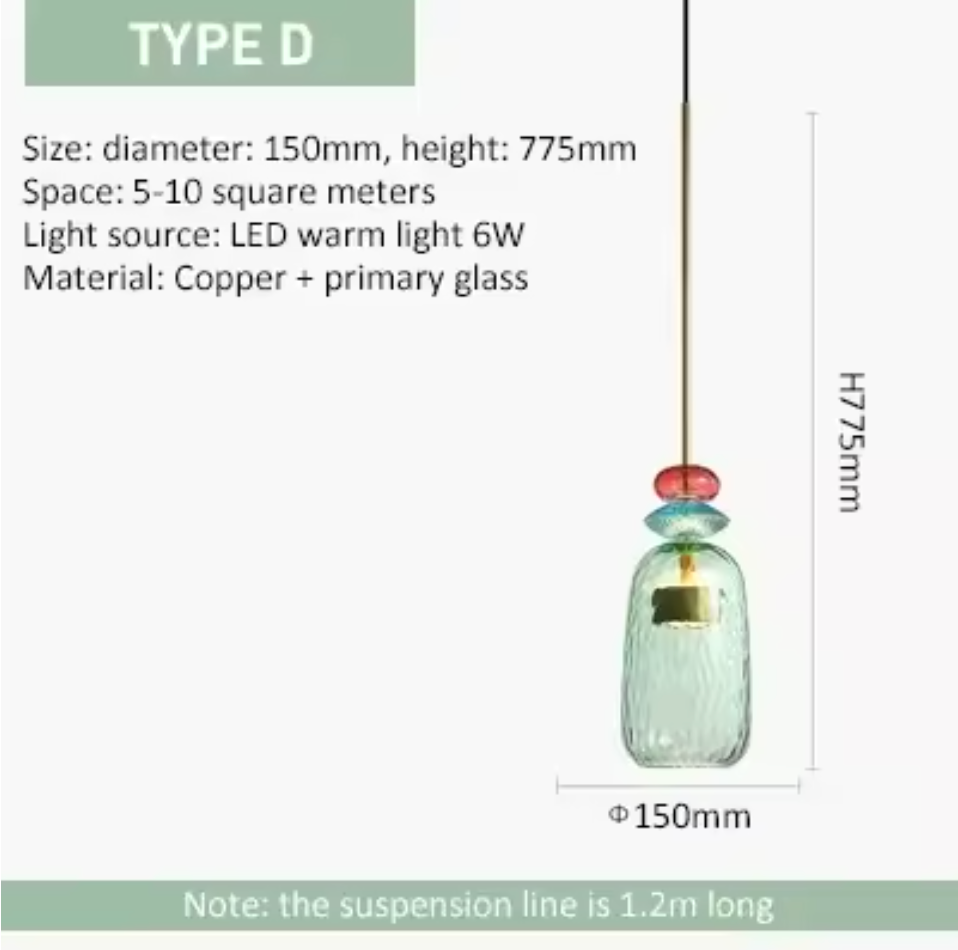 Flauti style Light Pendant