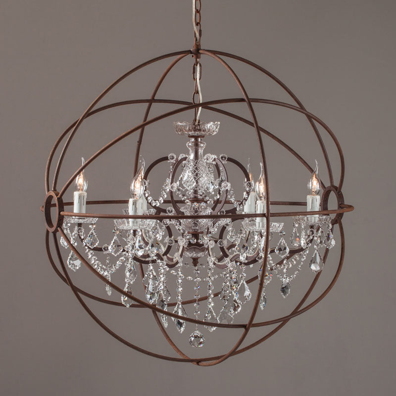 Foucault's Gyro style Chandelier 6-sizes