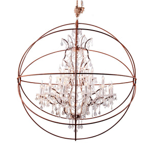 Foucault's Gyro style Chandelier 6-sizes