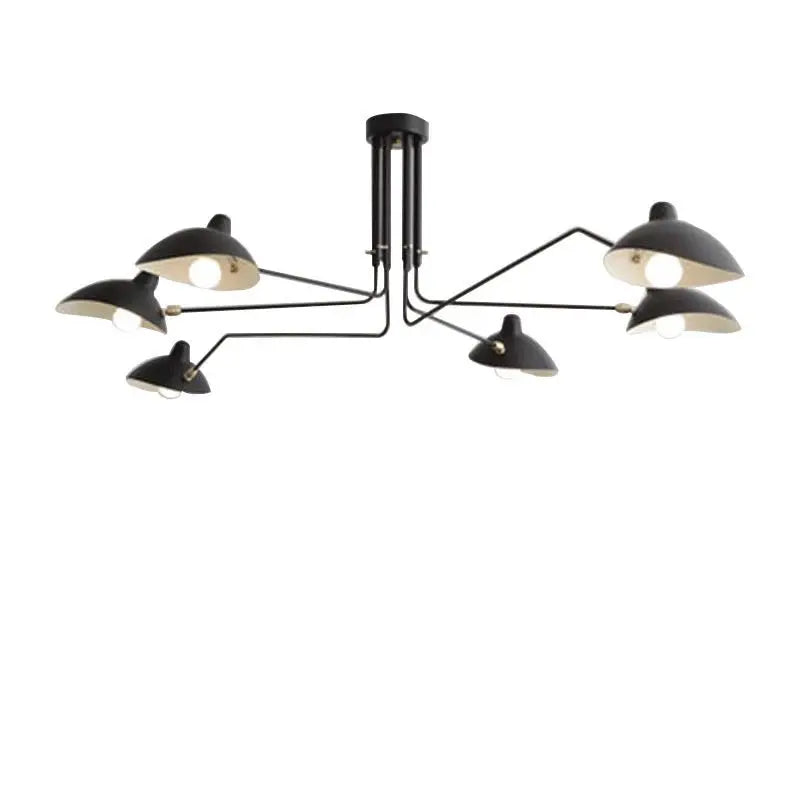 P6B style Serge Mouille Ceiling Lamp