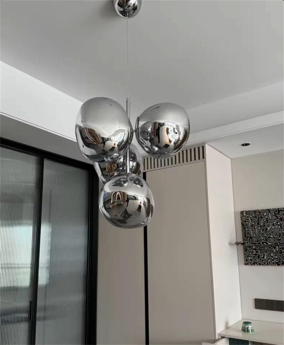 Melt style 4-head Chandelier