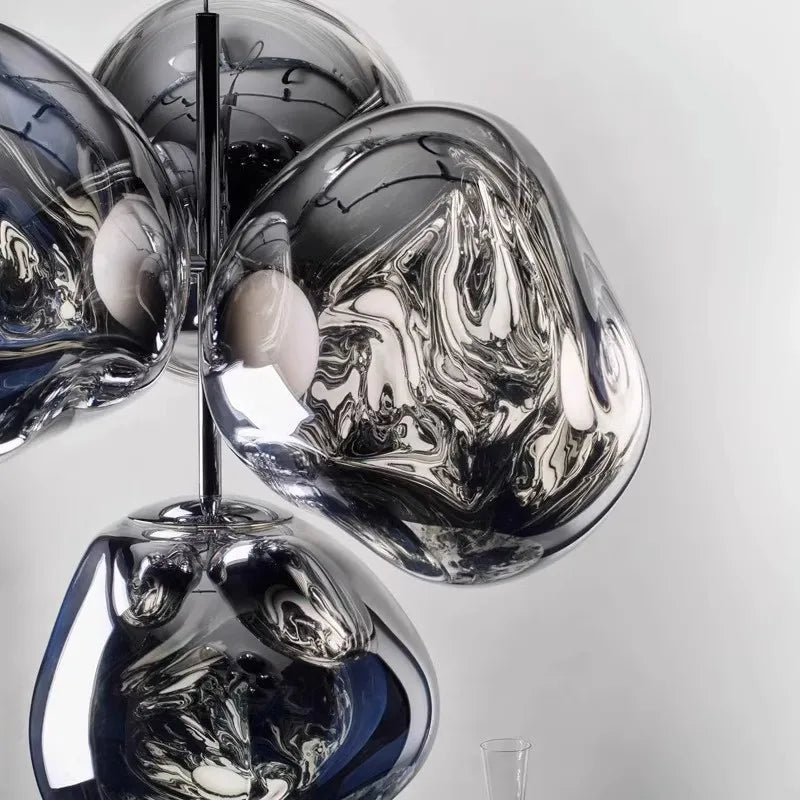 Melt style 4-head Chandelier