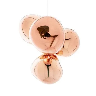 Melt style 4-head Chandelier