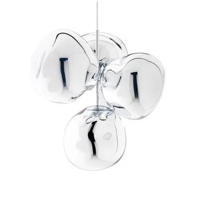 Melt style 4-head Chandelier