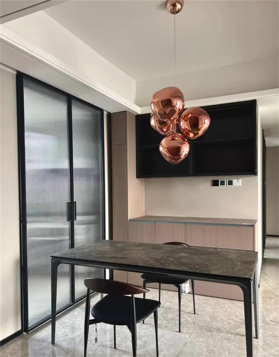 Melt style 4-head Chandelier