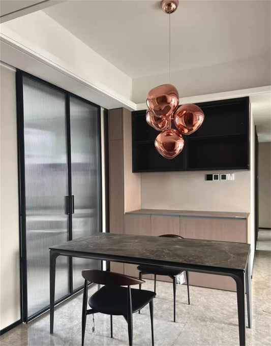 Melt style 4-head Chandelier