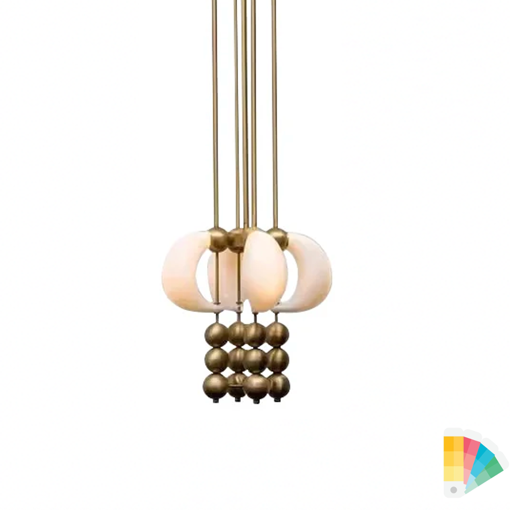 Patty 4-01 style suspension pendant in modern interior lighting fixture