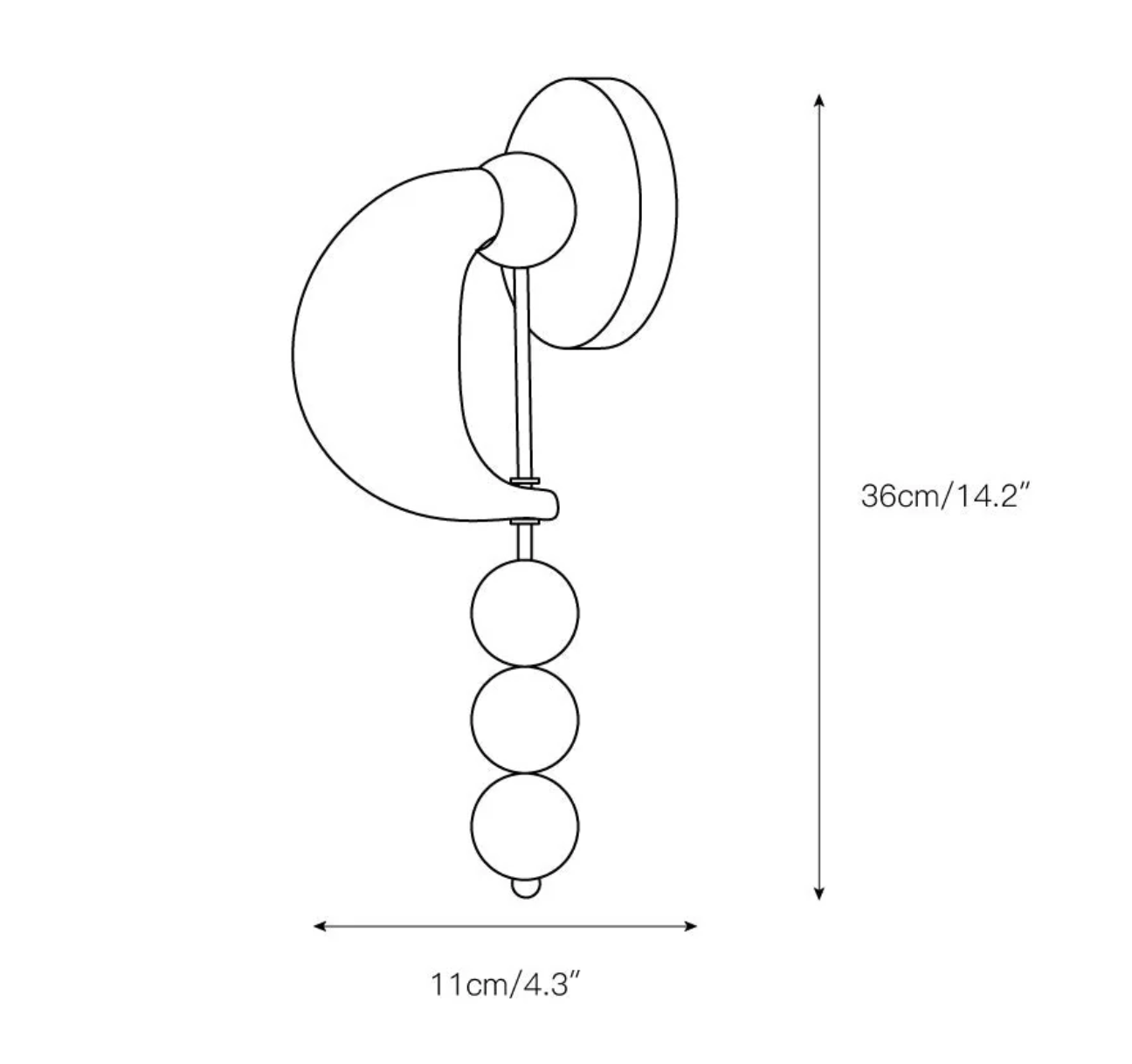 Patty style Wall Light