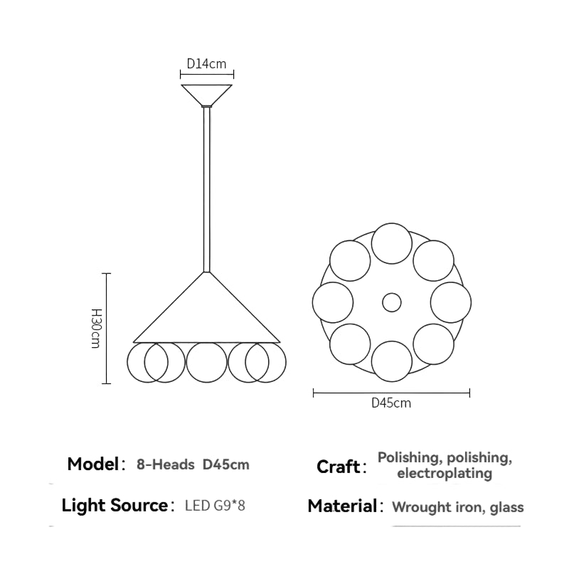 Peak style Lamp 3-sizes
