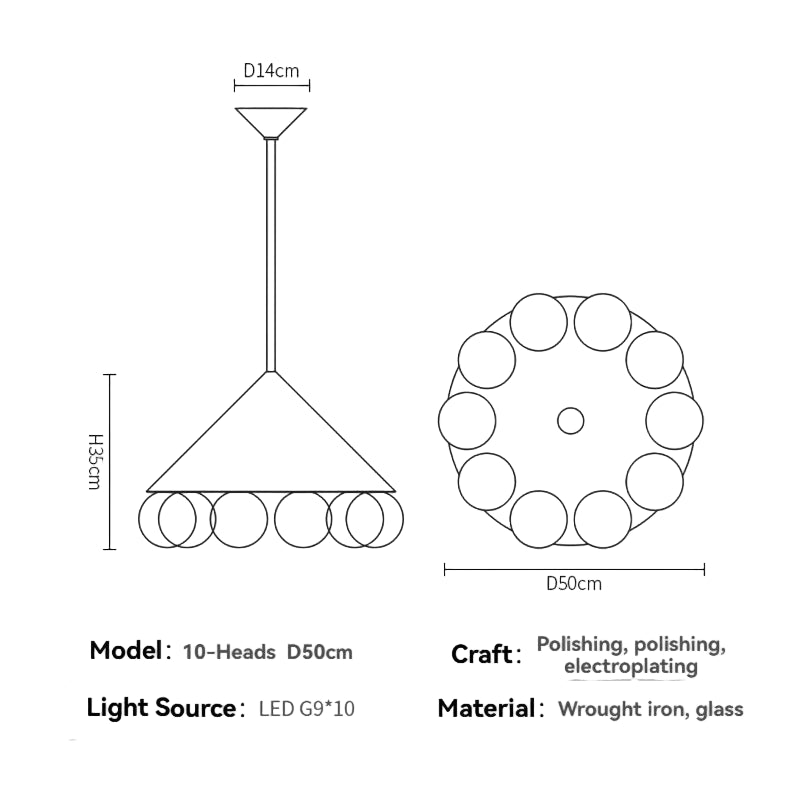 Peak style Lamp 3-sizes
