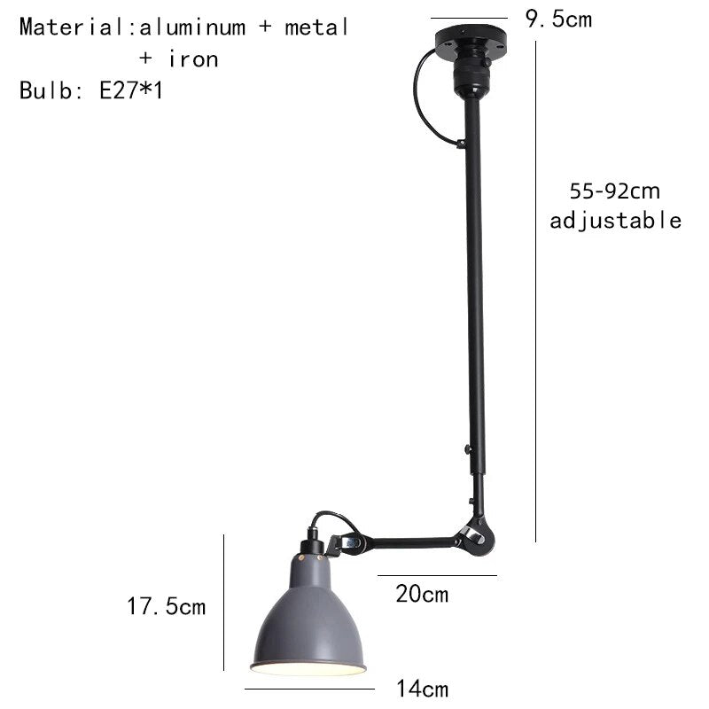 Lampe Gras N°302 style Ceiling Lamp