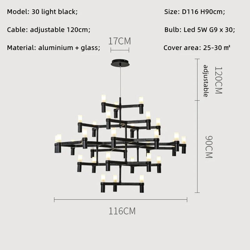 Crown style Chandelier