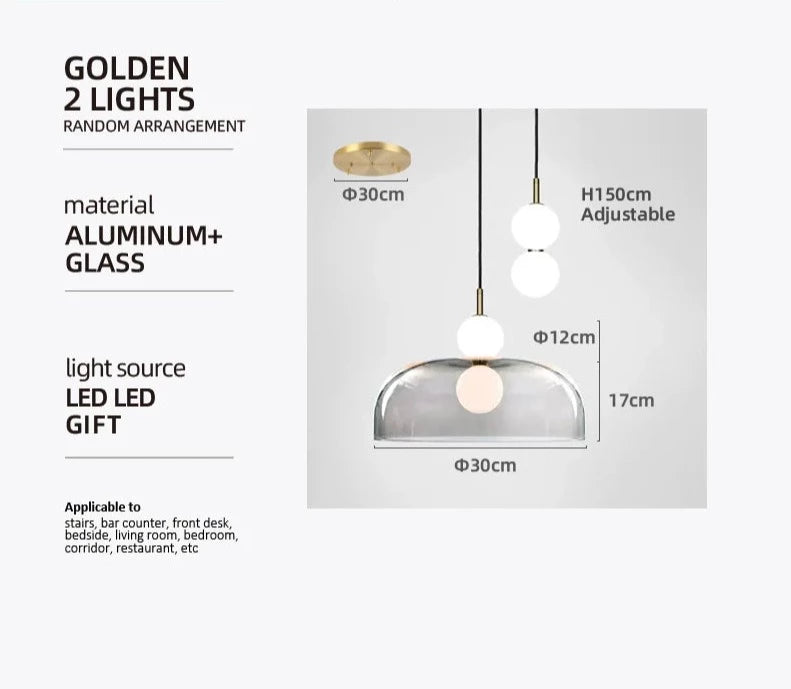 Echo style Pendant Pendant Cluster