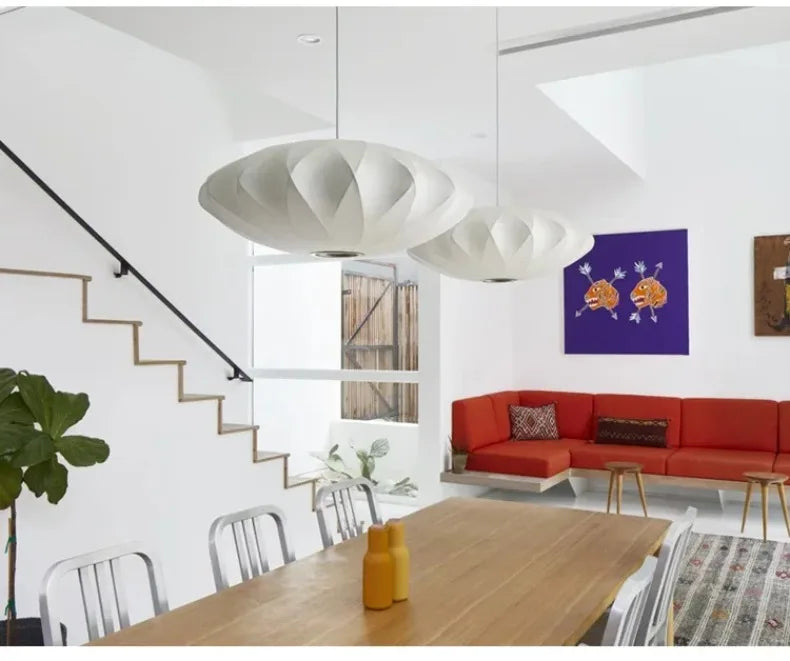 Nelson Bubble Saucer Criss Cross style Pendant