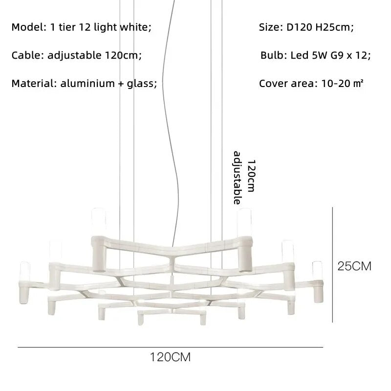 Crown style Chandelier