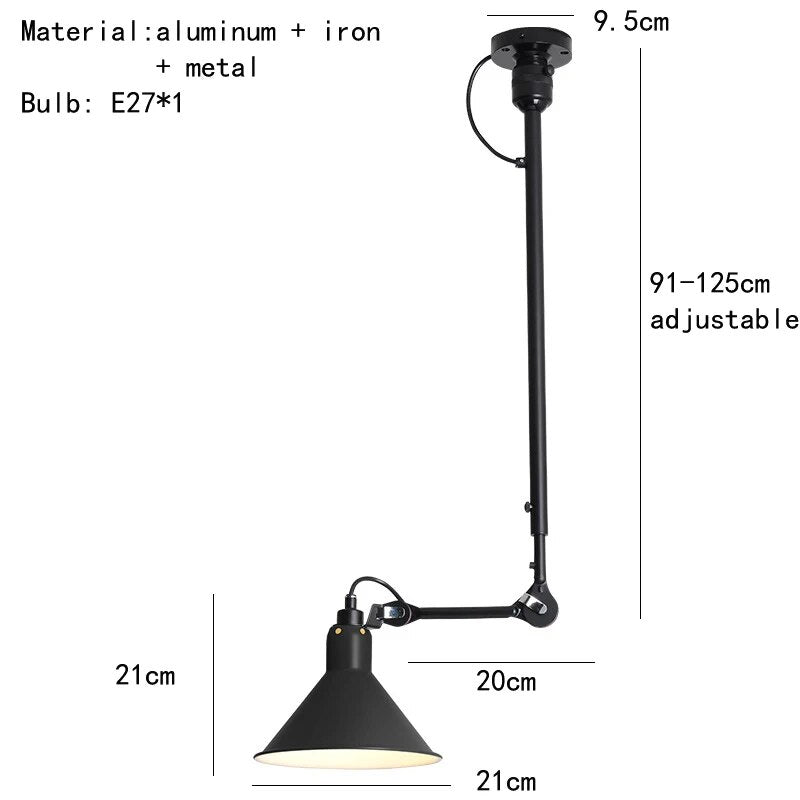 Lampe Gras N°302 Conic style Ceiling Lamp