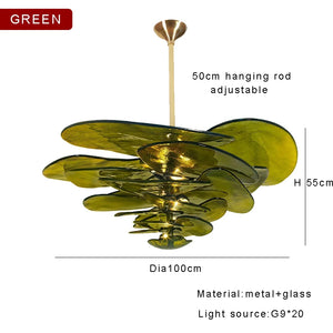 Lilypad style Chandelier Laura Gonzalez