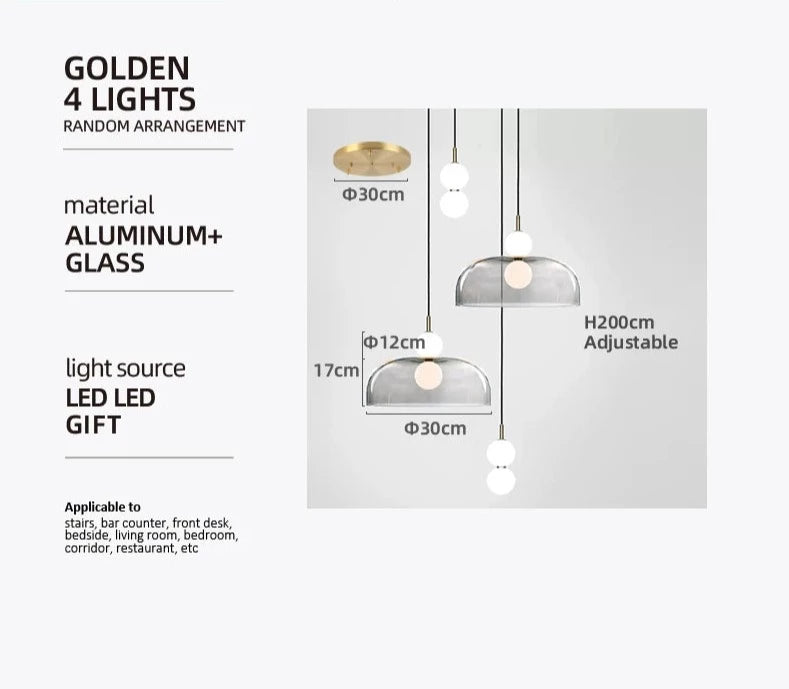 Echo style Pendant Pendant Cluster