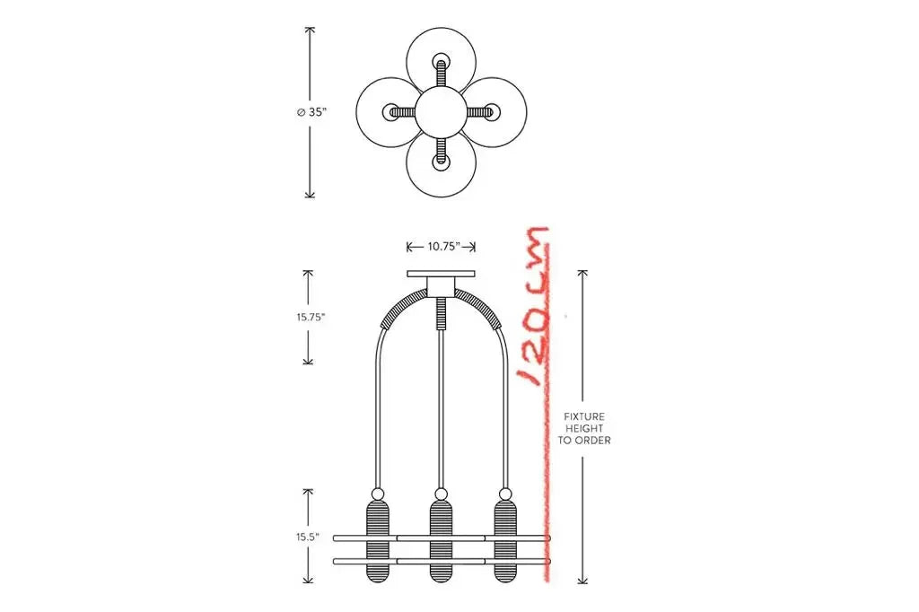 Median 4 Style Pendant Light