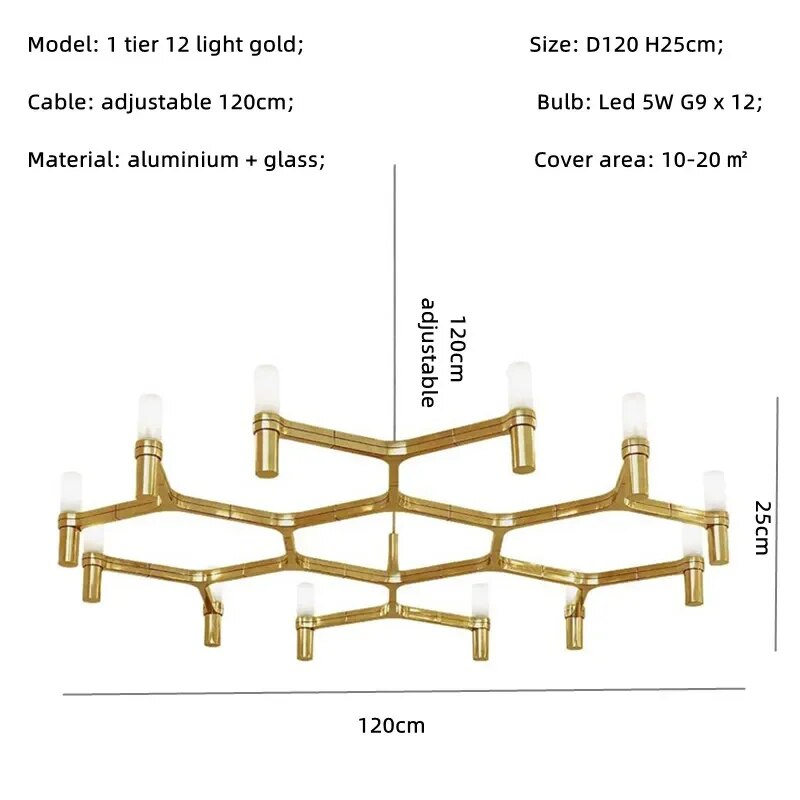 Crown style Chandelier