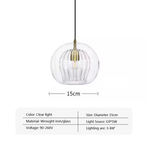 Studio Pleated Crystal style Pendant marc wood