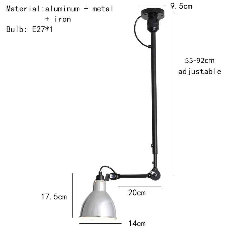 Lampe Gras N°302 style Ceiling Lamp