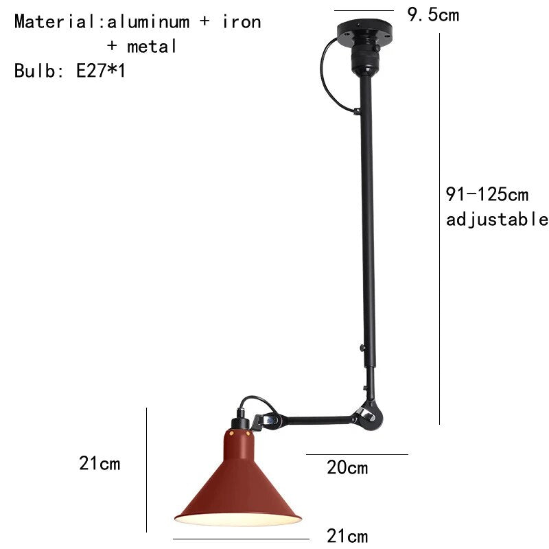 Lampe Gras N°302 Conic style Ceiling Lamp