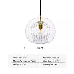 Studio Pleated Crystal style Pendant marc wood