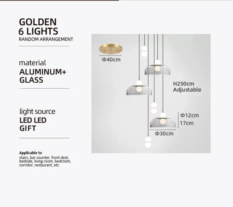 Echo style Pendant Pendant Cluster