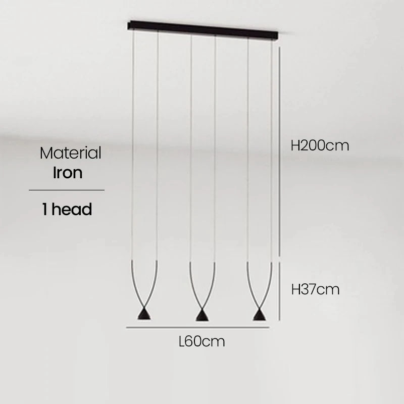 Jewel style Suspension Light, 3-sizes