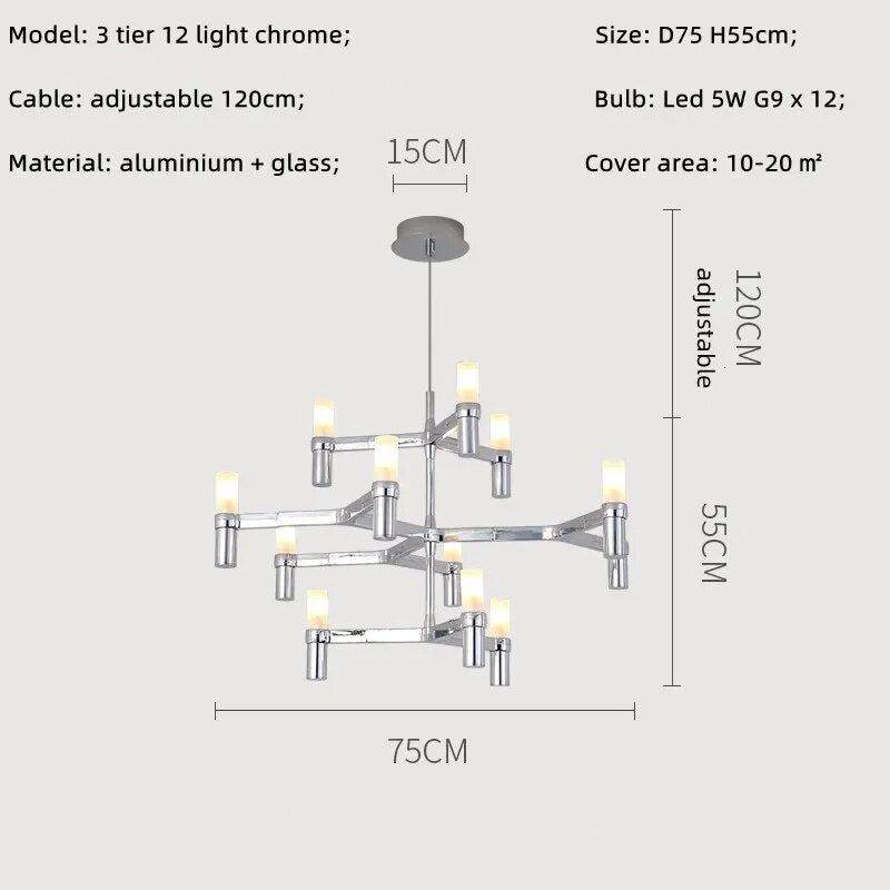 Crown style Chandelier