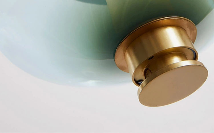 Luna style Glass Horisontal Pendant